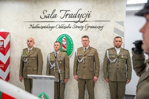 Komendant z Zastępcami Komendanta NOSG