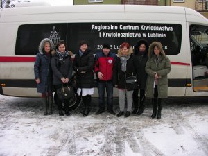 Akcja honorowego krwiodawstwa w NOSG