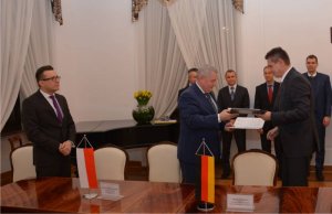 podpisanie aneksu do Porozumienia o Wspólnych Polsko-Niemieckich Placówkach