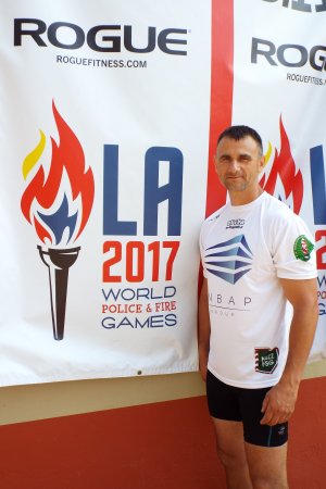 Olgierd Stański - złoty medalista Światowych Igrzysk Służb Policyjnych i Straży Pożarnych