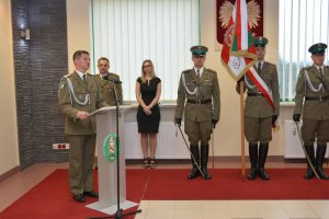 Ślubowanie nowo przyjętych funkcjonariuszy NOSG