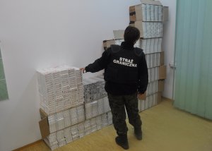 Zabezpieczanie papierosów pochodzących z przemytu.