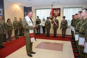 Ślubowanie nowo przyjętych funkcjonariuszy NOSG