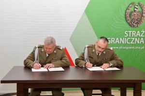 Przekazanie obowiązków na stanowisku Komendanta Głównego Straży Granicznej