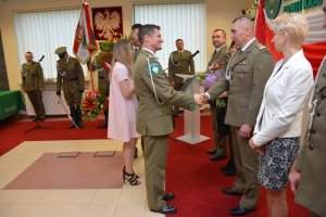 Mianowanie na pierwszy stopień w korpusie chorążych i pożegnanie ze służbą
