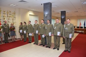 Mianowanie na pierwszy stopień w korpusie chorążych i pożegnanie ze służbą