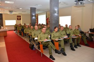 Odprawa kadry kierowniczej w Nadbużańskim Oddziale Straży Granicznej