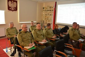 Odprawa kadry kierowniczej w Nadbużańskim Oddziale Straży Granicznej