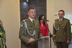 Ślubowanie nowo przyjętych funkcjonariuszy NOSG