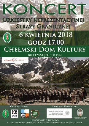 Koncert Charytatywny w wykonaniu Orkiestry Reprezentacyjnej Straży Granicznej