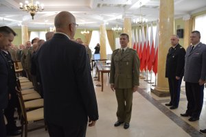 Odprawa służb z udziałem Ministra Spraw Wewnętrznych i Administracji