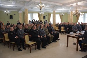 Odprawa służb z udziałem Ministra Spraw Wewnętrznych i Administracji