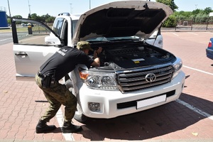 Odzyskana Toyota Land Cruiser