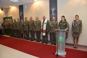 Ślubowanie nowo przyjętych funkcjonariuszy NOSG