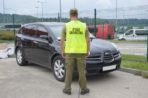 Odzyskany przez funkcjonariuszy NOSG samochód