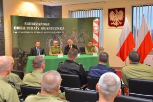 Szef MSWiA w Nadbużańskim Oddziale Straży Granicznej