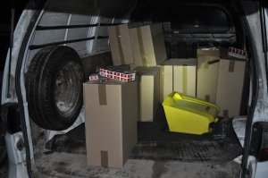 Zabezpieczanie papierosów pochodzących z przemytu.