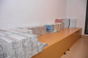 Zabezpieczanie papierosów pochodzących z przemytu.