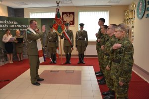 Ślubowanie nowo przyjętych funkcjonariuszy NOSG