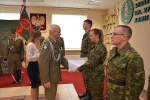 Ślubowanie nowo przyjętych funkcjonariuszy NOSG