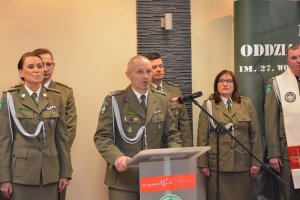 Ślubowanie nowo przyjętych funkcjonariuszy NOSG