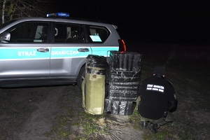 Zabezpieczanie papierosów pochodzących z przemytu.