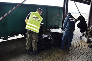 Zabezpieczanie papierosów pochodzących z przemytu.