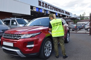 Zatrzymany Land Rover Evoque