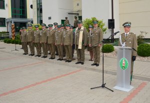 Ślubowanie nowo przyjętych funkcjonariuszy NOSG oraz mianowanie na młodszych chorążych