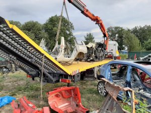 Samochodowe podzespoły pochodzące z kradzieży
