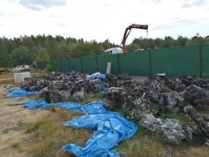 Samochodowe podzespoły pochodzące z kradzieży