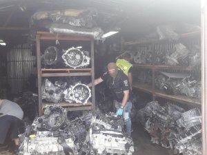 Odzyskano części samochodowe pochodzące z kradzieży