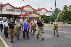 Wizyta przedstawicieli Departamentu Bezpieczeństwa Wewnętrznego USA w Nadbużańskim Oddziale Straży Granicznej