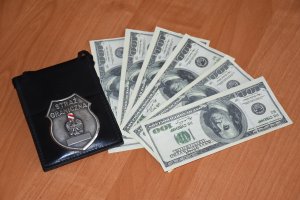 Imitacja dolarów na granicy