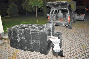 Zabezpieczanie papierosów pochodzących z przemytu.