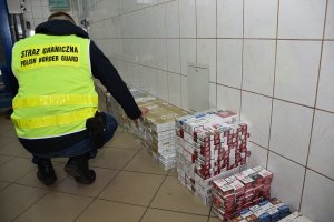 Zabezpieczanie papierosów pochodzących z przemytu.