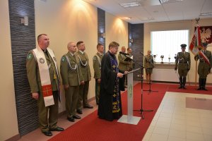 Ślubowanie nowo przyjętych funkcjonariuszy NOSG