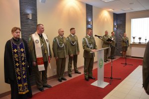 Ślubowanie nowo przyjętych funkcjonariuszy NOSG