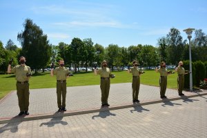 Ślubowanie nowo przyjętych funkcjonariuszy NOSG