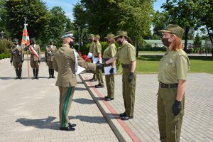 Ślubowanie nowo przyjętych funkcjonariuszy NOSG