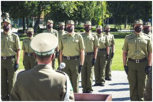 Ślubowanie nowo przyjętych funkcjonariuszy NOSG