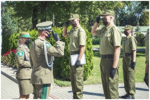 Ślubowanie nowo przyjętych funkcjonariuszy NOSG