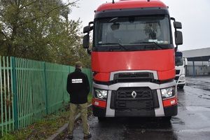 Odzyskany samochód ciężarowy Renault