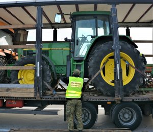 Odzyskany ciągnik John Deere
