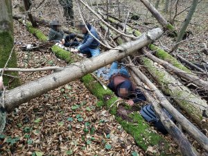 Nielegalni migranci wędrowali do Francji