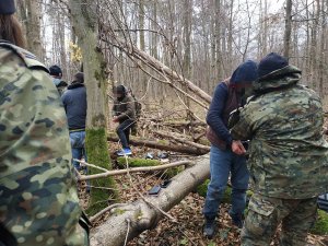 Nielegalni migranci wędrowali do Francji