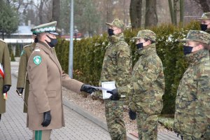 Ślubowanie nowo przyjętych funkcjonariuszy NOSG