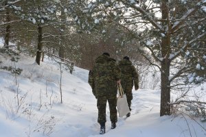 Ciągle w służbie - zimowe patrole na granicy