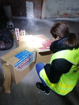 Zabezpieczanie papierosów pochodzących z przemytu