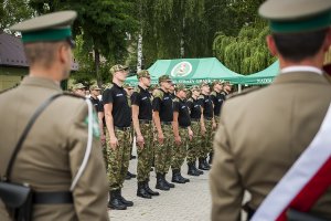 Ślubowanie nowo przyjętych funkcjonariuszy NOSG